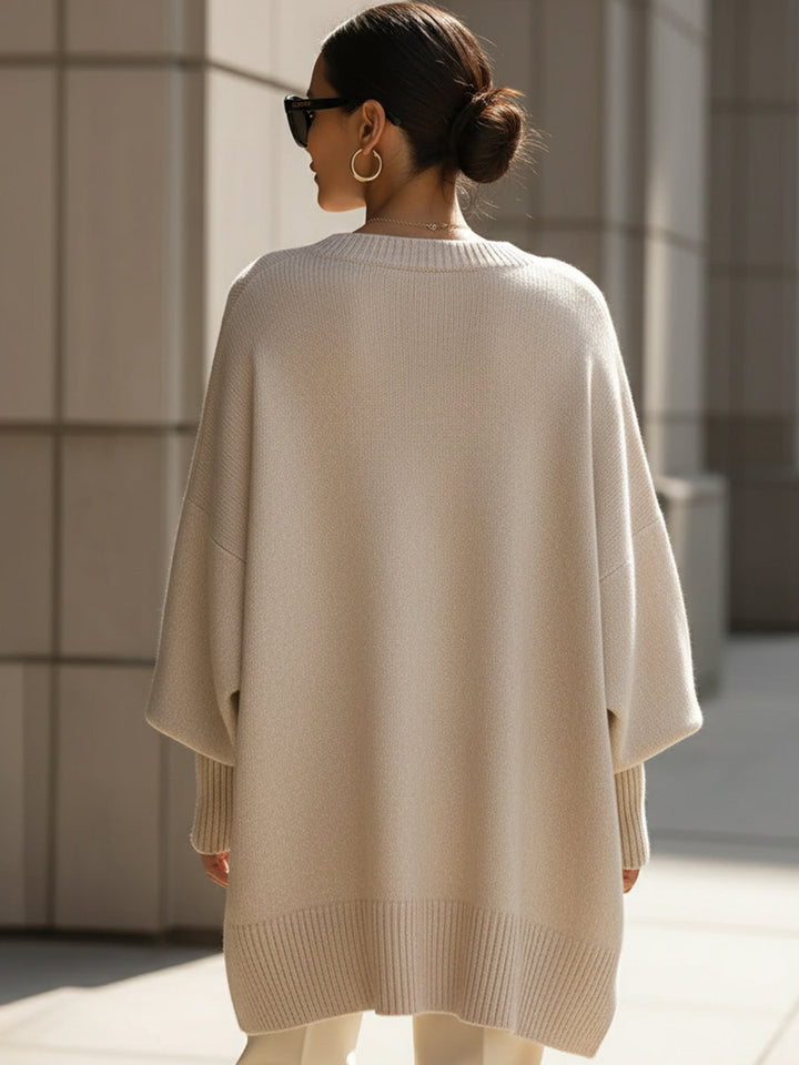 Annika | Damen Eleganter Oversized Pullover