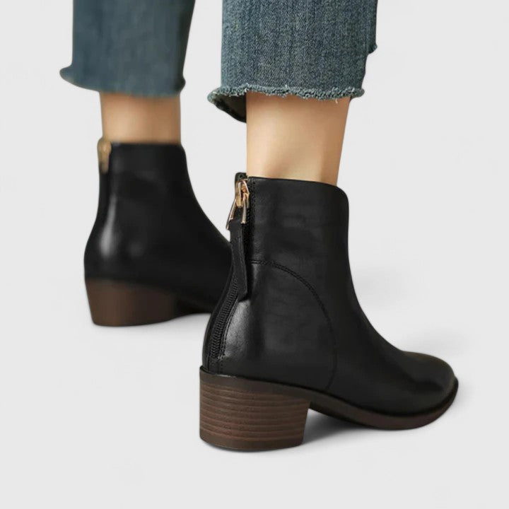 Nicole | Elegante Stiefeletten mit Blockabsatz