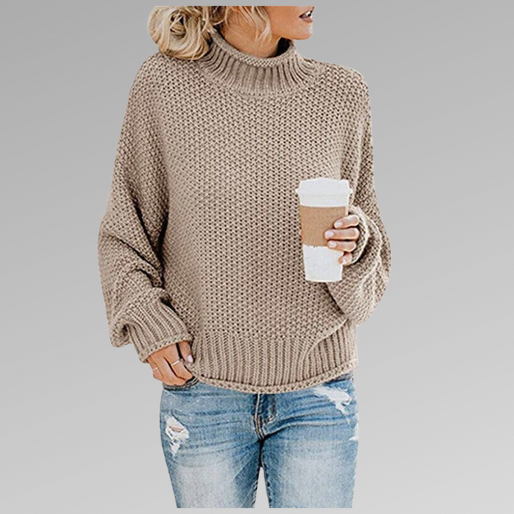 Natascha | Damen Lockerer Strickpullover für den Winter
