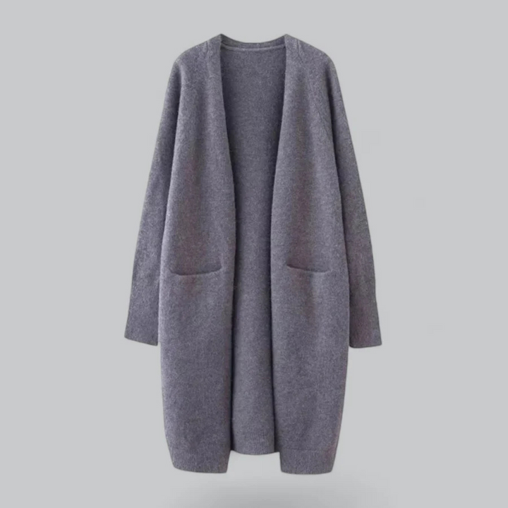 Daniela | Damen Warme Strickjacke mit offener Front