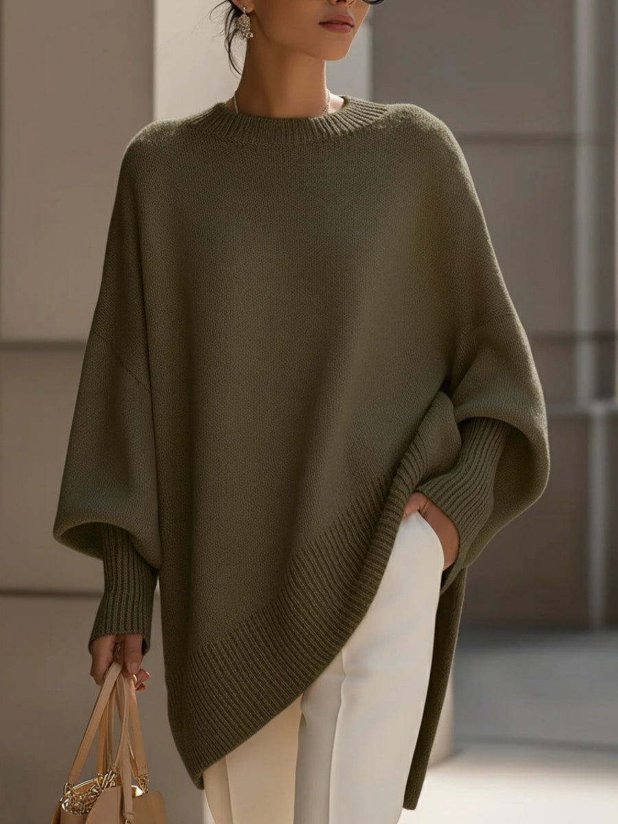 Annika | Damen Eleganter Oversized Pullover