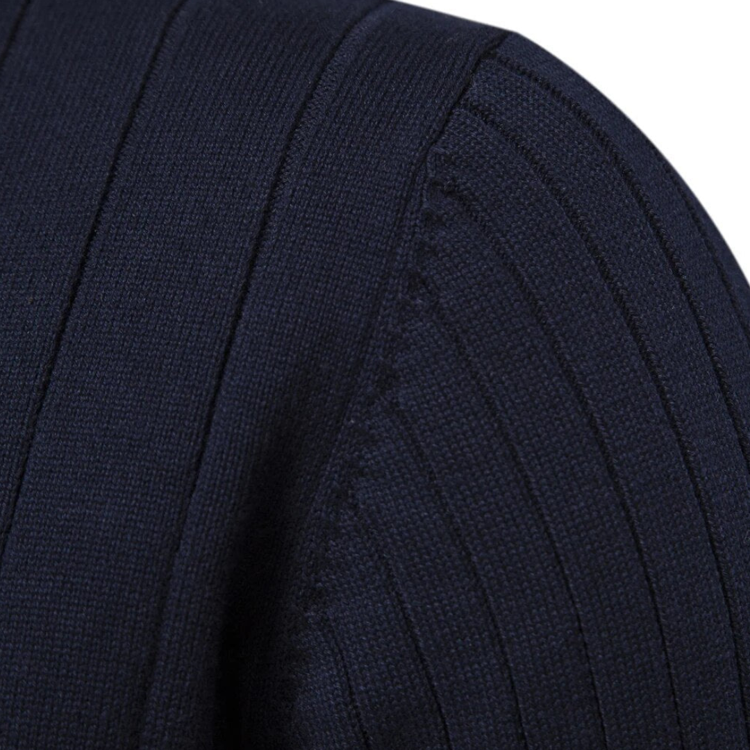 Erik | Herren Frühling Viertelzip Langarm Pullover