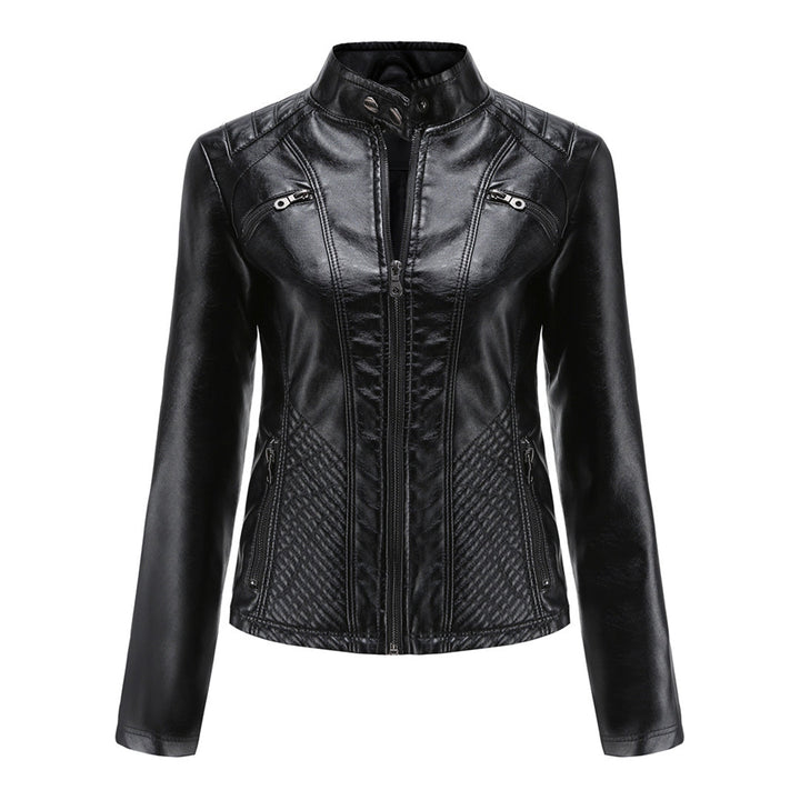 Sabine | Damen Modische Jacke mit Gesteppter Schulterpartie