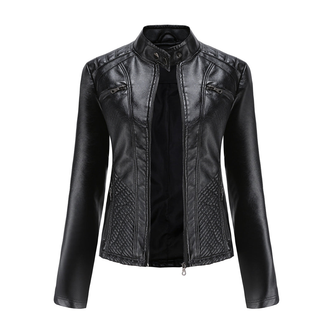 Sabine | Damen Modische Jacke mit Gesteppter Schulterpartie