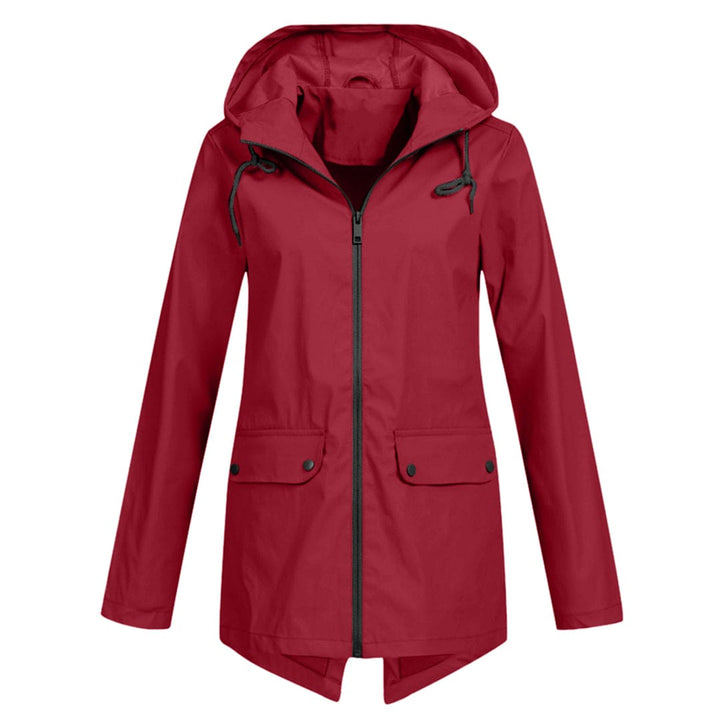 Bettina | Damen Jacke mit Kapuze, Reißverschluss und Fronttaschen