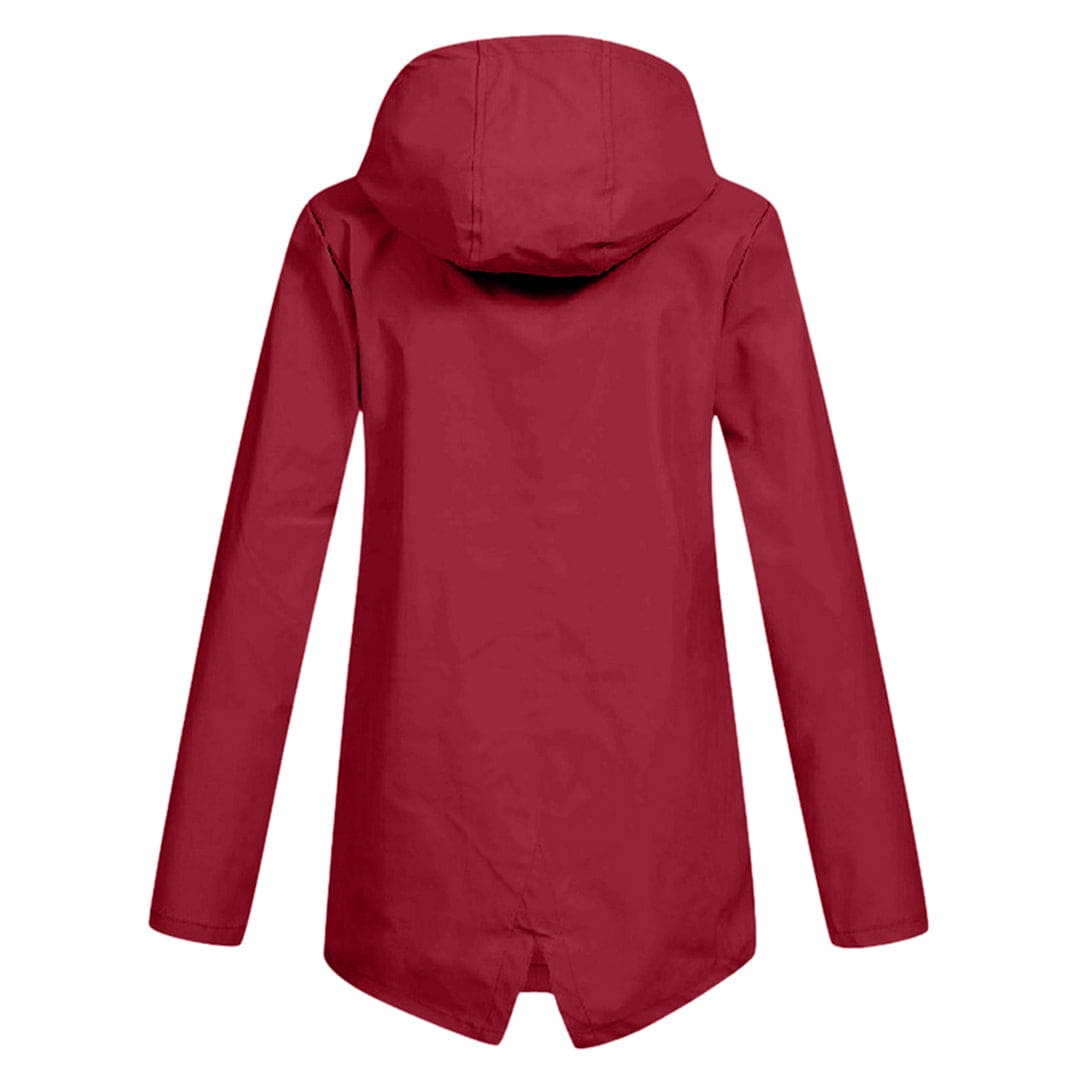 Bettina | Damen Jacke mit Kapuze, Reißverschluss und Fronttaschen