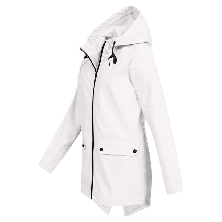 Bettina | Damen Jacke mit Kapuze, Reißverschluss und Fronttaschen