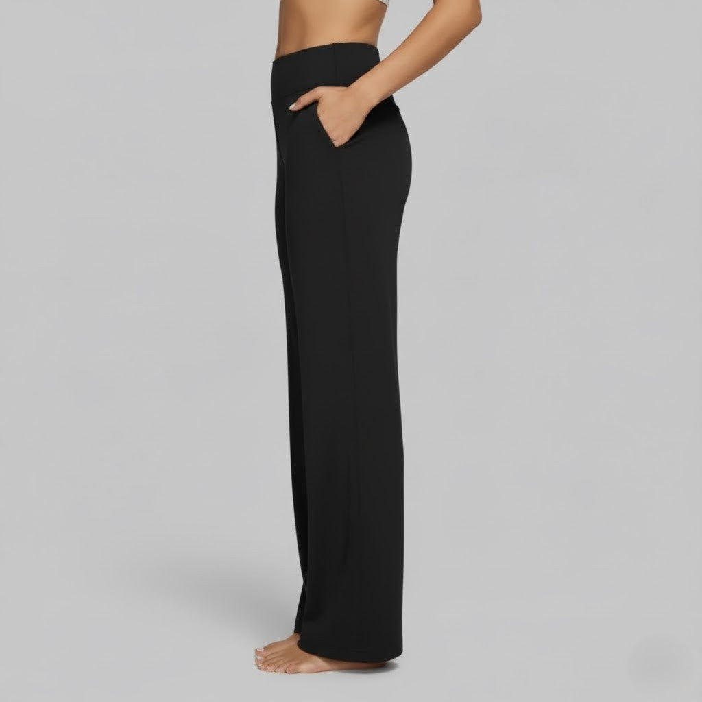 Carmen | Bequeme Stretchhosen Für Damen Im Weitbeinigen Lounge-Stil