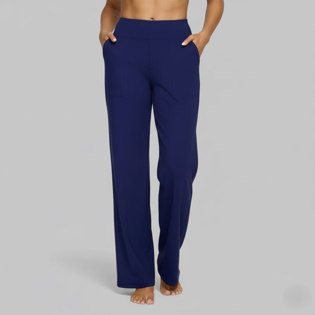 Carmen | Bequeme Stretchhosen Für Damen Im Weitbeinigen Lounge-Stil