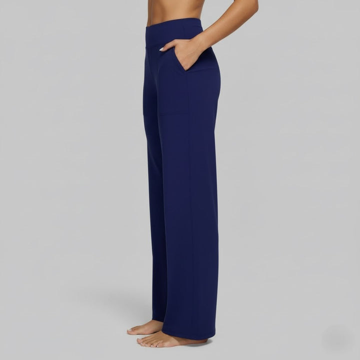 Carmen | Bequeme Stretchhosen Für Damen Im Weitbeinigen Lounge-Stil