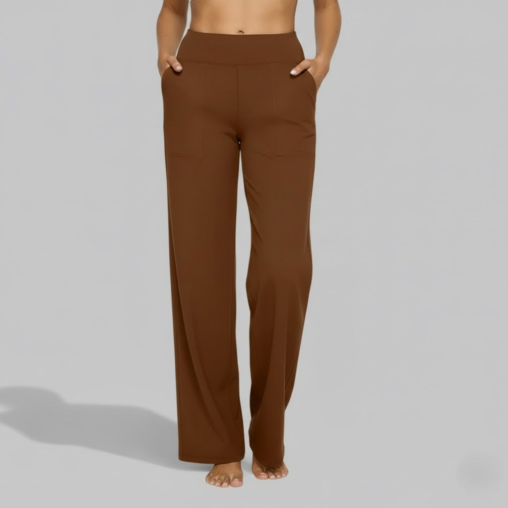 Carmen | Bequeme Stretchhosen Für Damen Im Weitbeinigen Lounge-Stil
