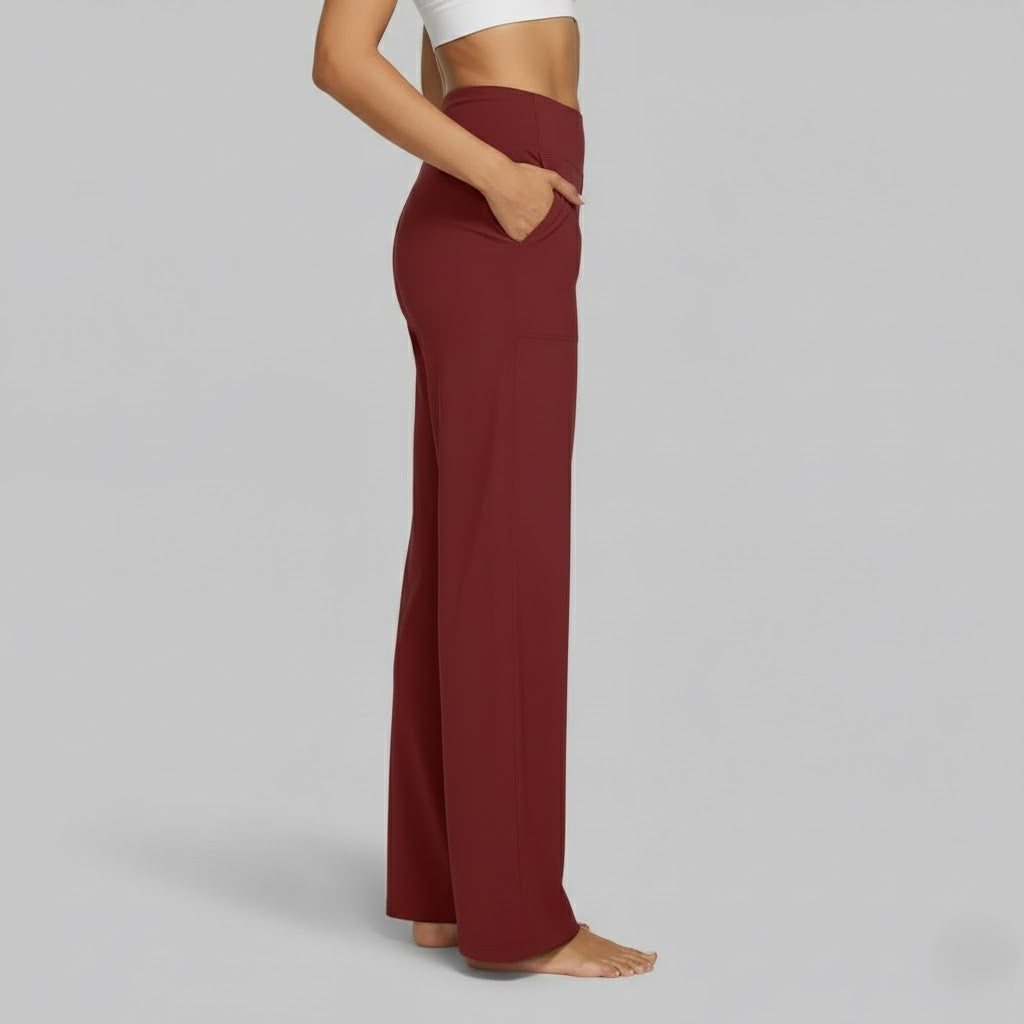 Carmen | Bequeme Stretchhosen Für Damen Im Weitbeinigen Lounge-Stil