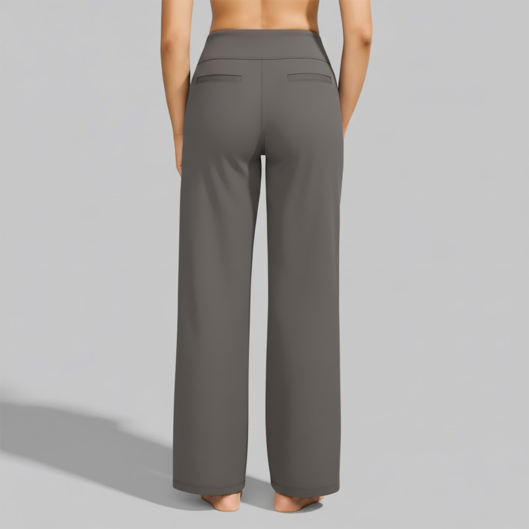 Carmen | Bequeme Stretchhosen Für Damen Im Weitbeinigen Lounge-Stil