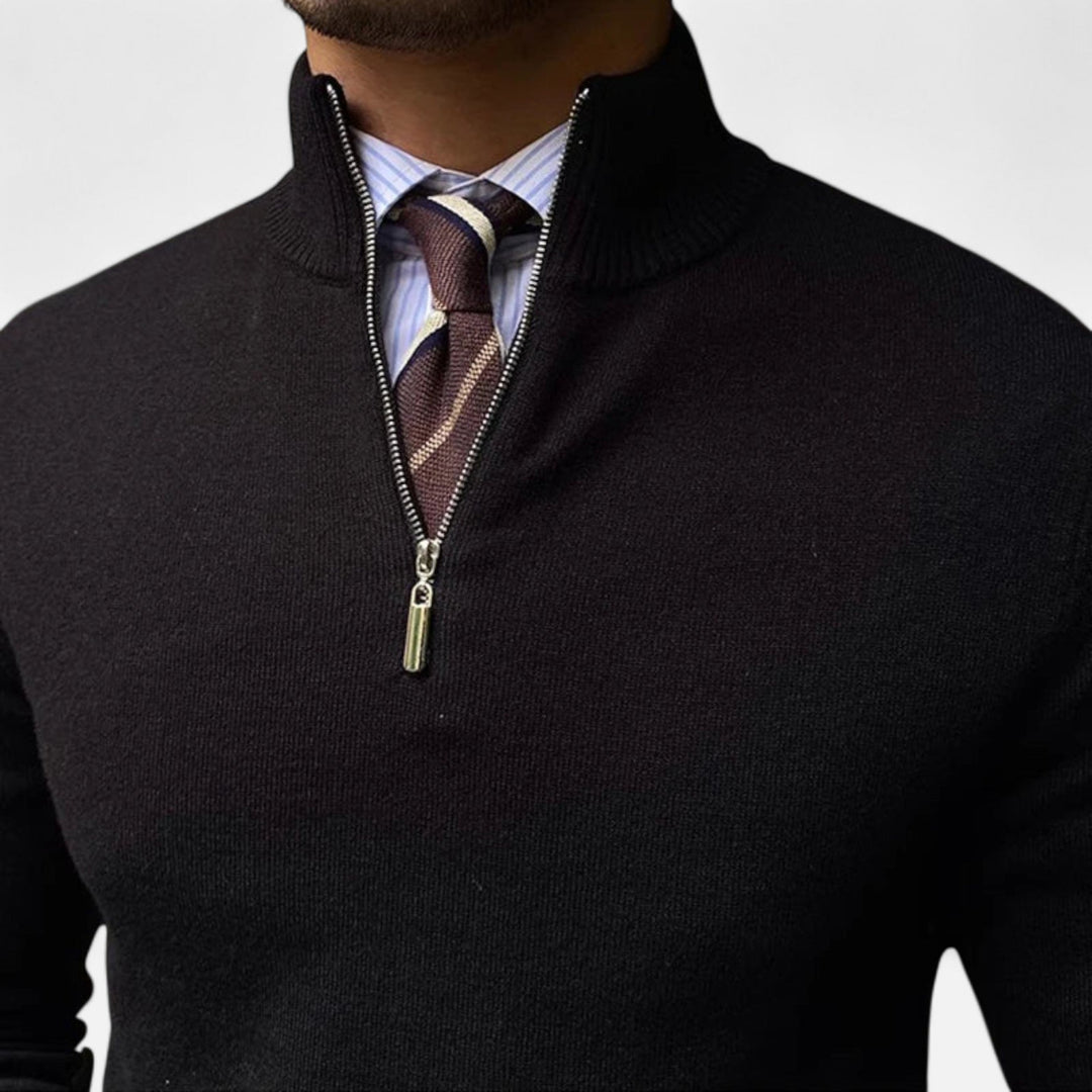 Benjamin | Herren Frühlings Half-Zip Pullover