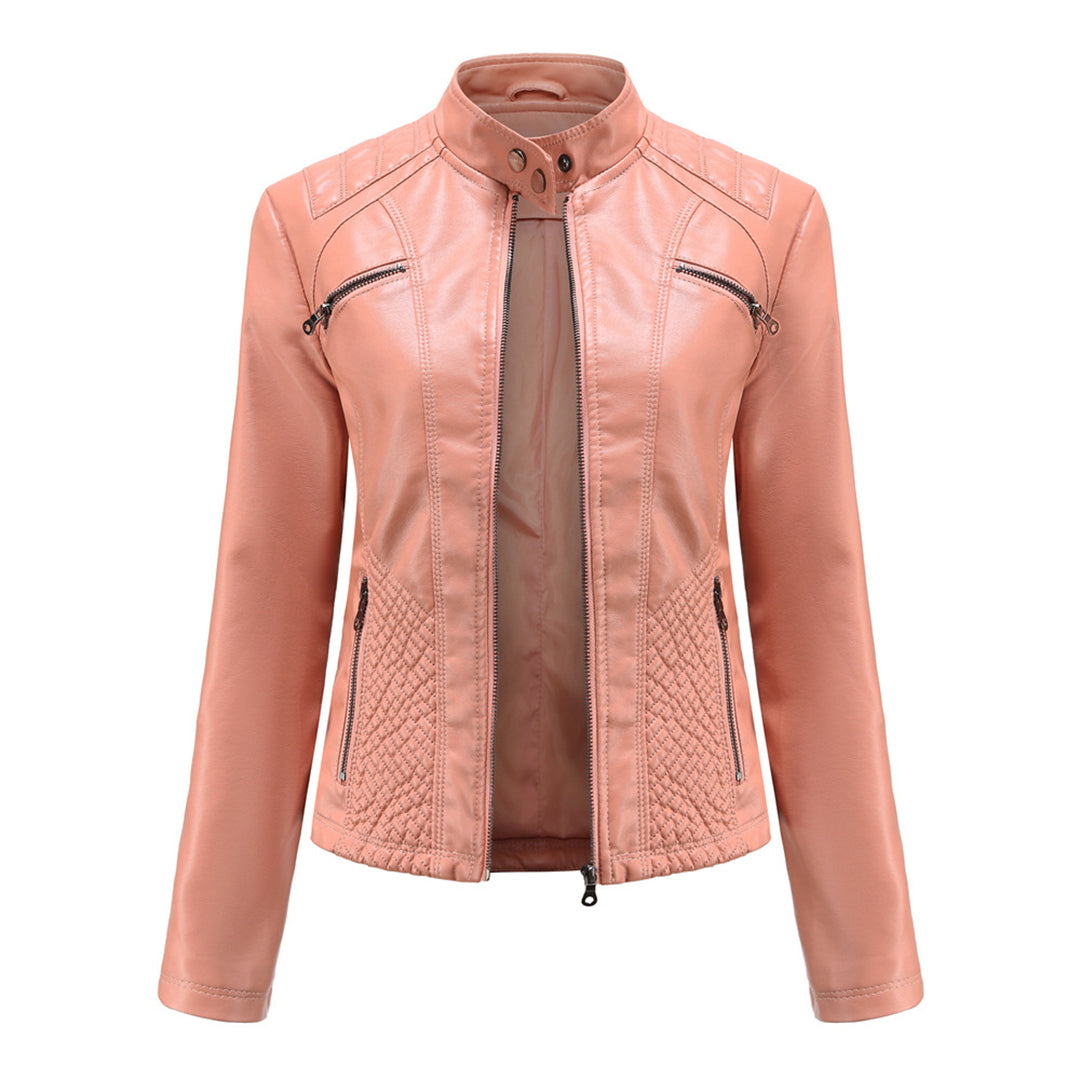Sabine | Damen Modische Jacke mit Gesteppter Schulterpartie
