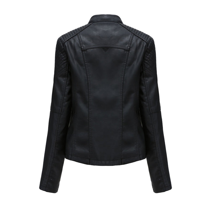 Lilian | Damen Modische Jacke mit asymmetrischem Reißverschluss