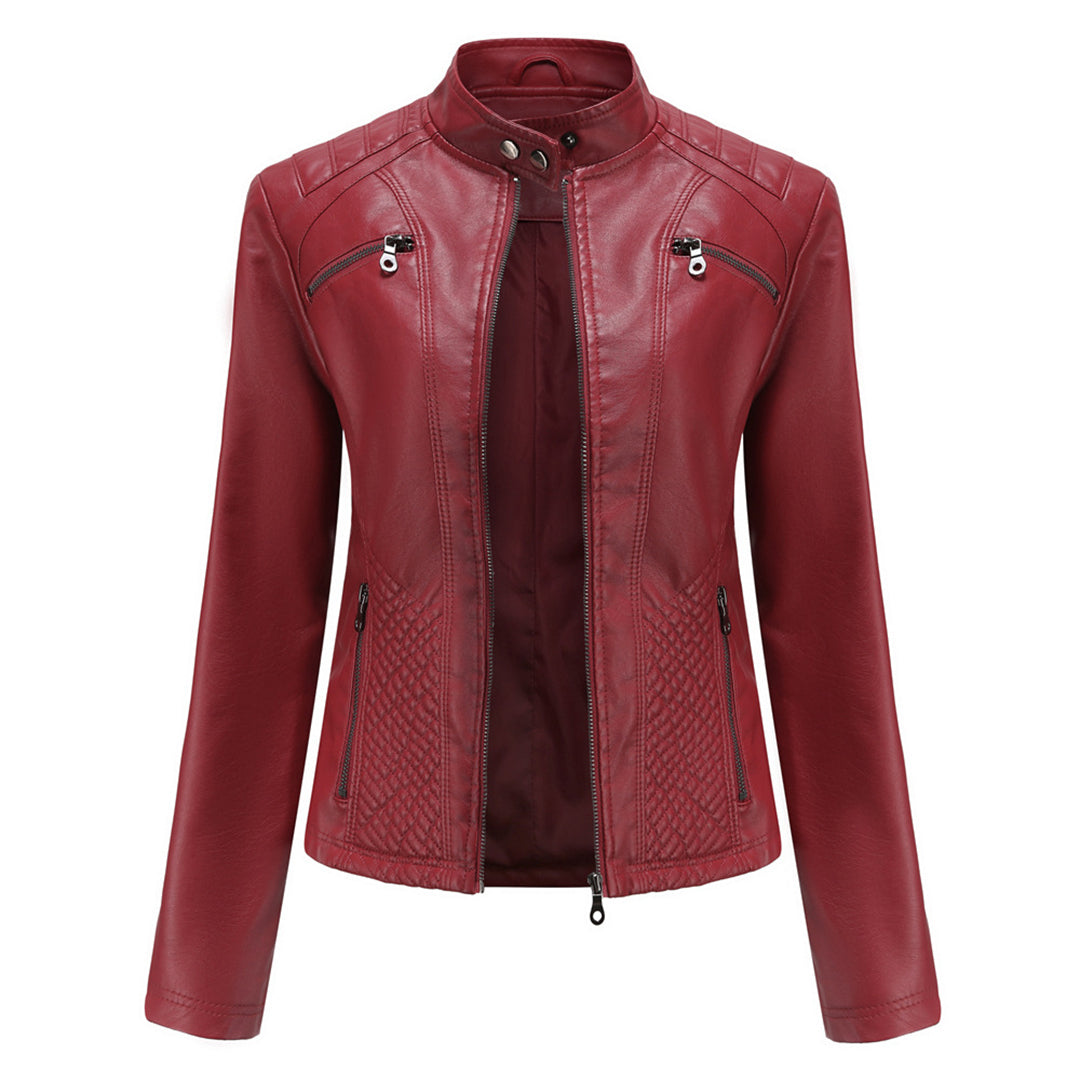 Sabine | Damen Modische Jacke mit Gesteppter Schulterpartie