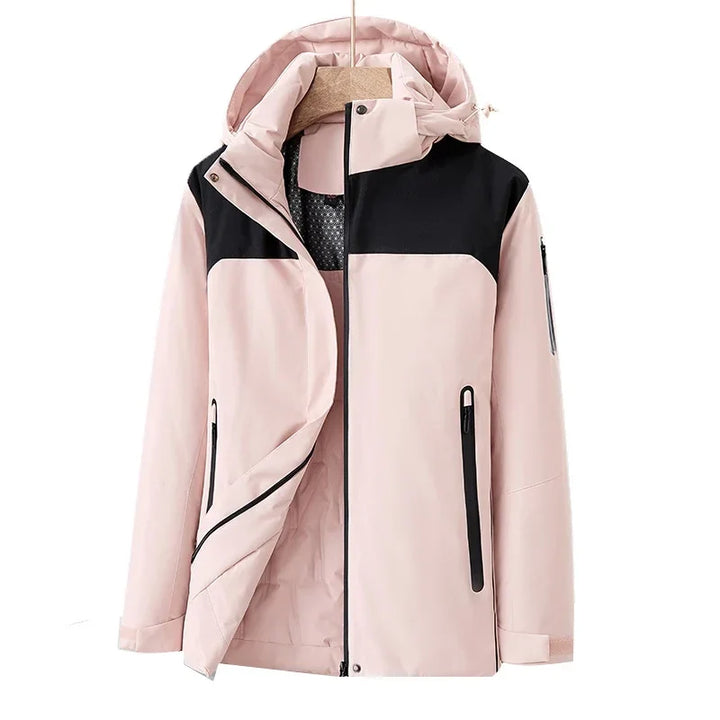 Elfriede | Damen Wasserdichte Winterjacke mit Fleece-Futter