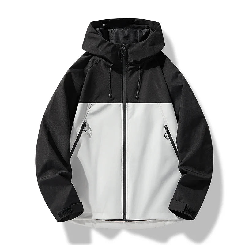 Heinrich | Herren Wasserdichte Kapuzen Winddichte Shell Jacke