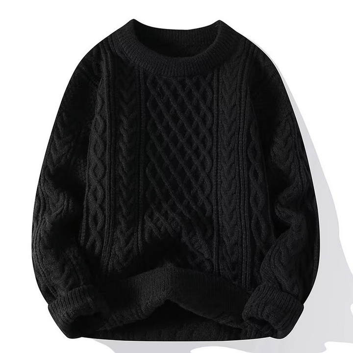 Emma | Damen Frühjahrs Strukturierter Rundhals-Pullover