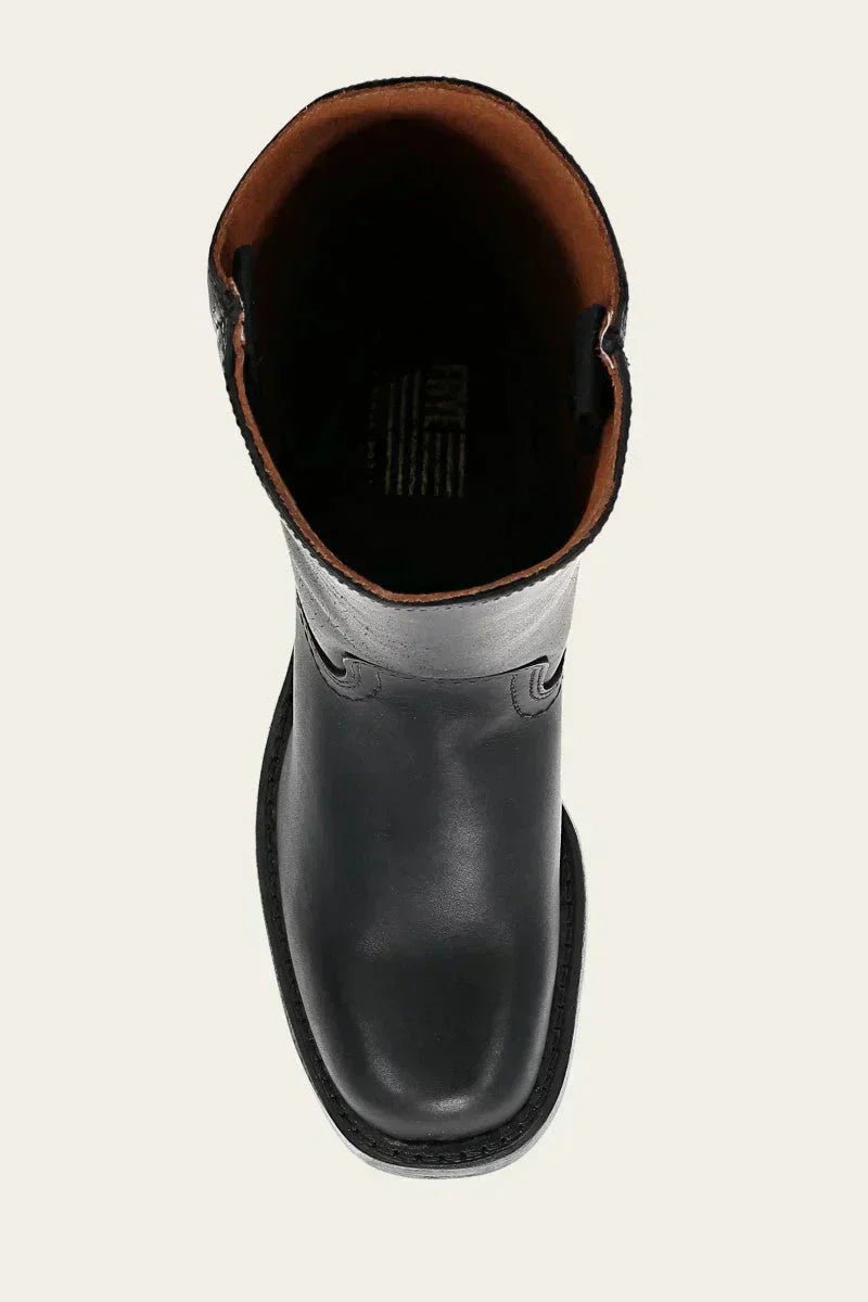Damen Kniehoch Stiefel mit Schlanker Passform und Strukturierter Sohle