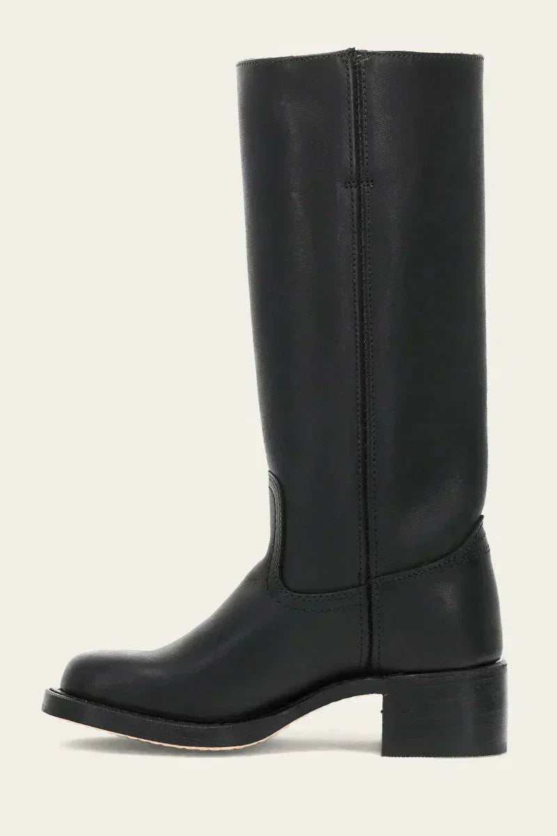 Damen Kniehoch Stiefel mit Schlanker Passform und Strukturierter Sohle