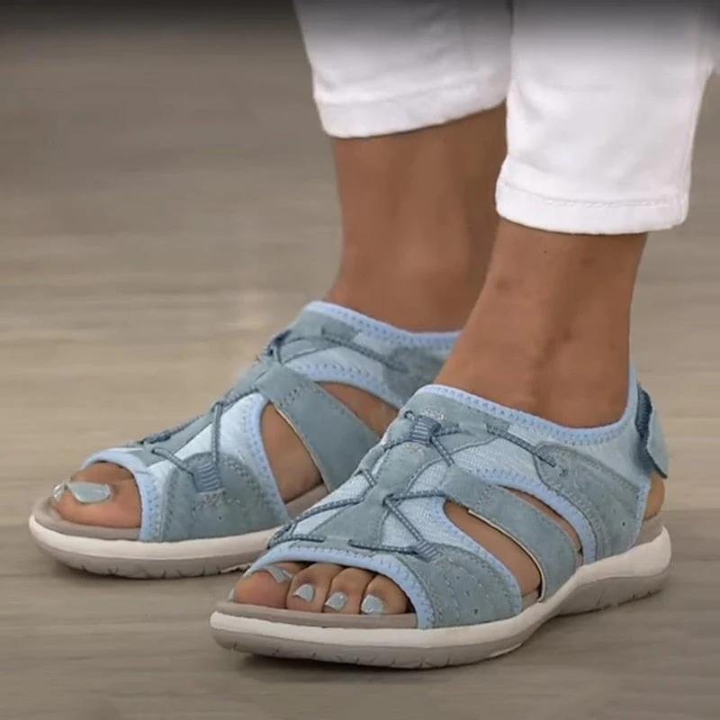 Damen Orthopädische Komfort-Sandalen mit Memory-Foam-Sohle