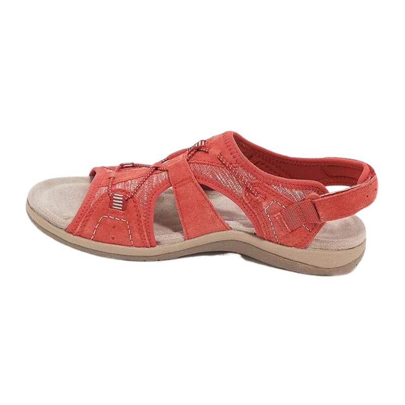 Damen Orthopädische Komfort-Sandalen mit Memory-Foam-Sohle - Red