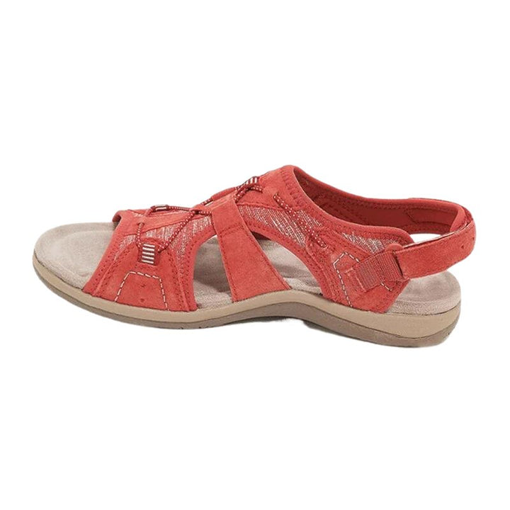 Damen Orthopädische Komfort-Sandalen mit Memory-Foam-Sohle - Red