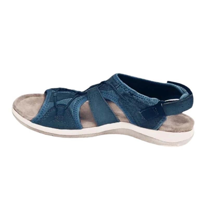 Damen Orthopädische Komfort-Sandalen mit Memory-Foam-Sohle - Navy Blue