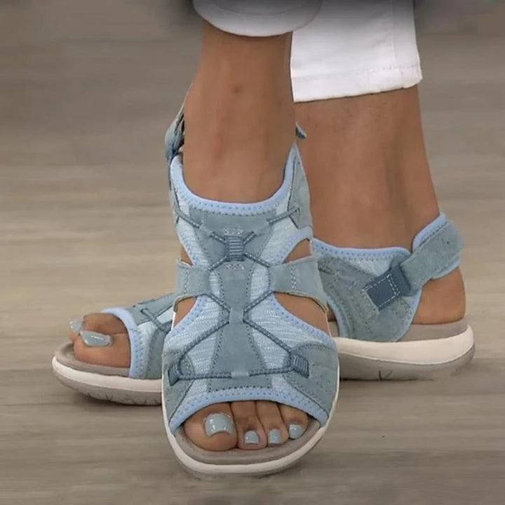 Damen Orthopädische Komfort-Sandalen mit Memory-Foam-Sohle - Blue