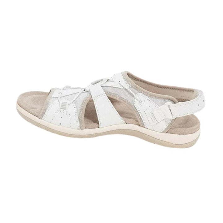 Damen Orthopädische Komfort-Sandalen mit Memory-Foam-Sohle - White