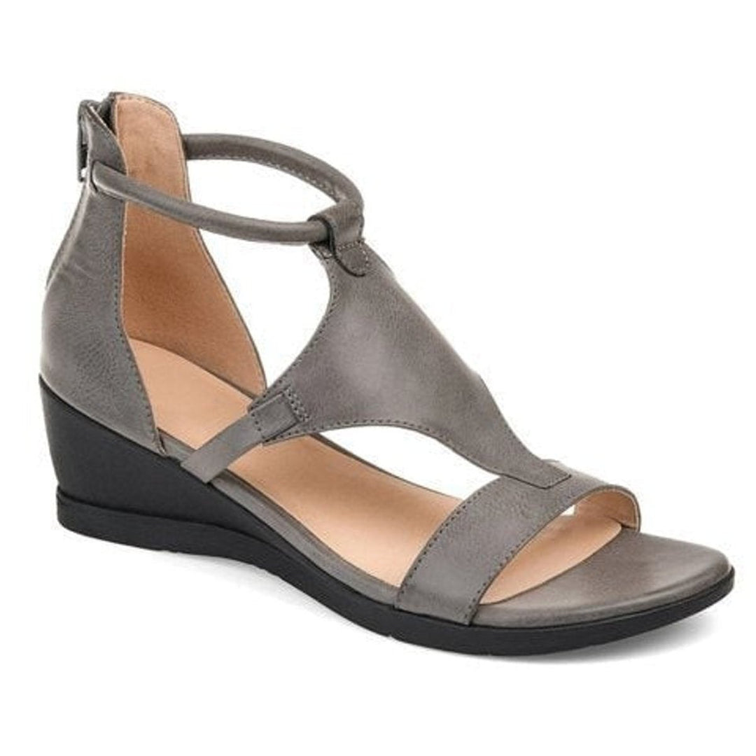 Damen Orthopädische Komfortable Sandalen Verstellbarer Keilabsatz