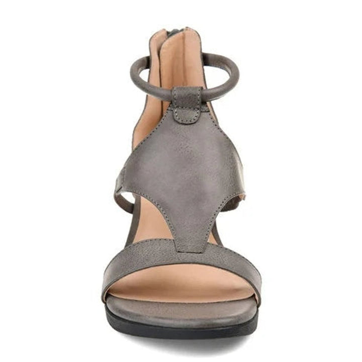 Damen Orthopädische Komfortable Sandalen Verstellbarer Keilabsatz