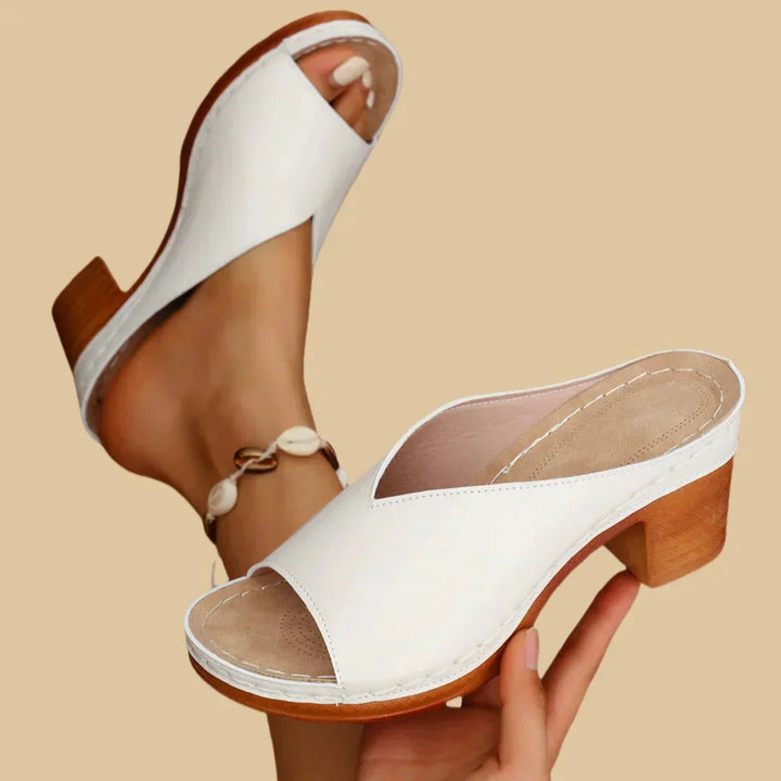 Damen Orthopädische Plateau-Sandalen mit Blockabsatz