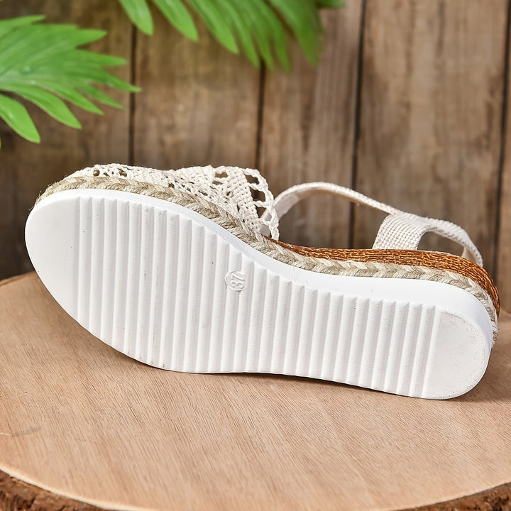 Damen Orthopädische Sandalen Häkel-Design Verstellbar