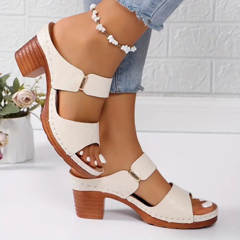 Damen Orthopädische Sandalen mit Blockabsatz