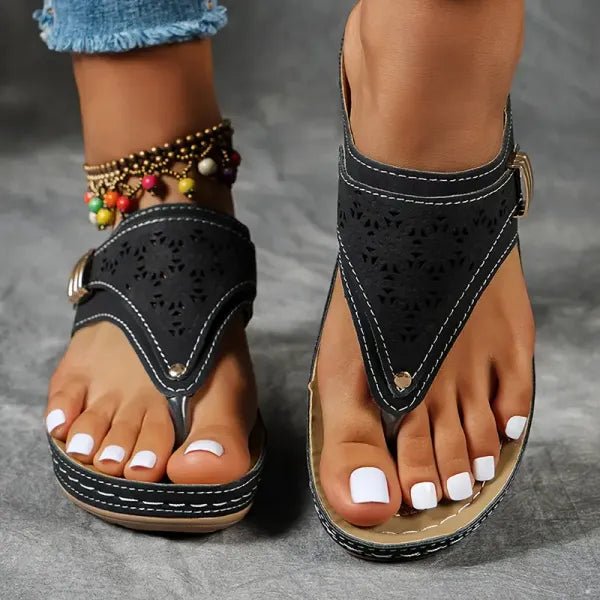 Damen Orthopädische Sandalen mit Fußbett