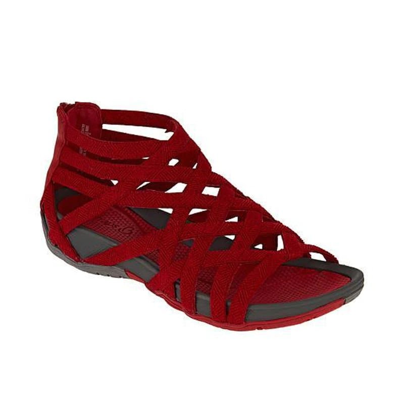 Damen Orthopädische Verstellbare Riemchen Sandalen - Red