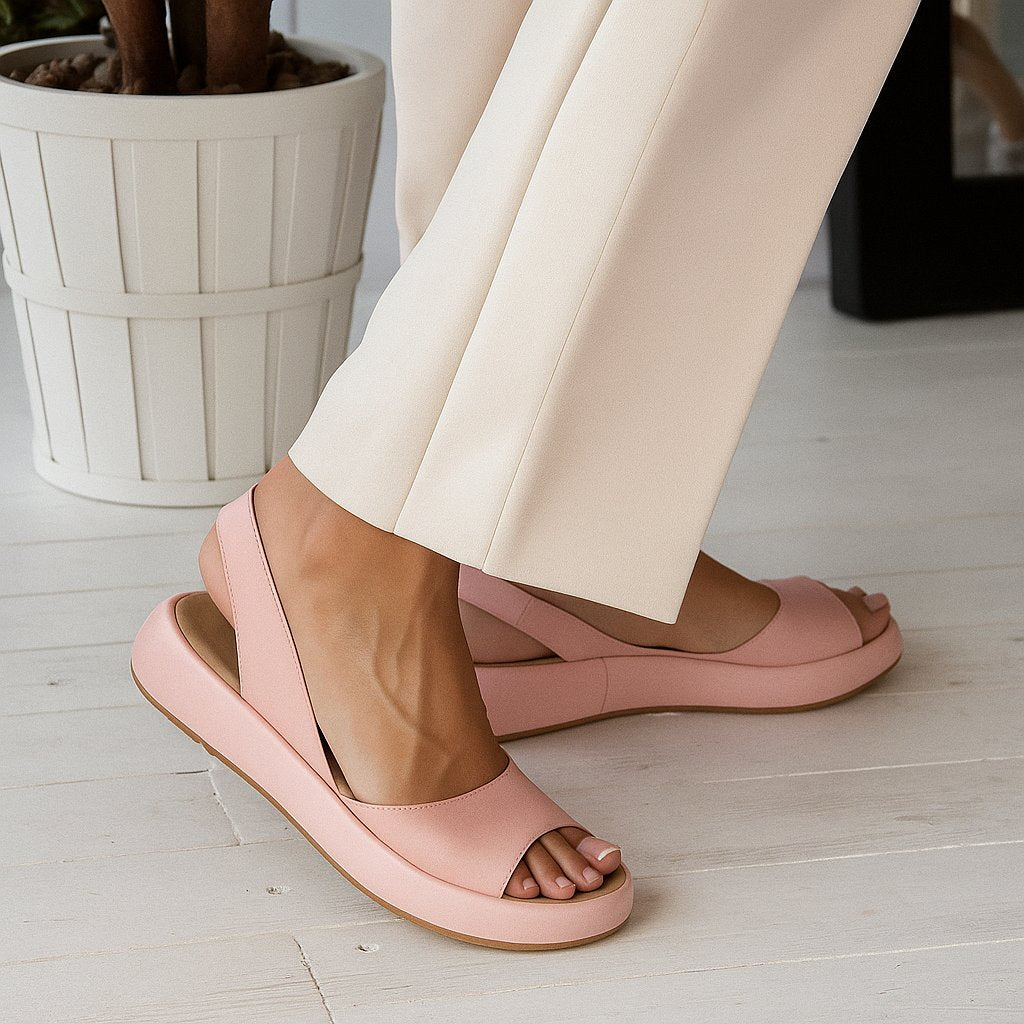 Damen Sandalen Ergonomisch Gepolstert Slingback Komfort
