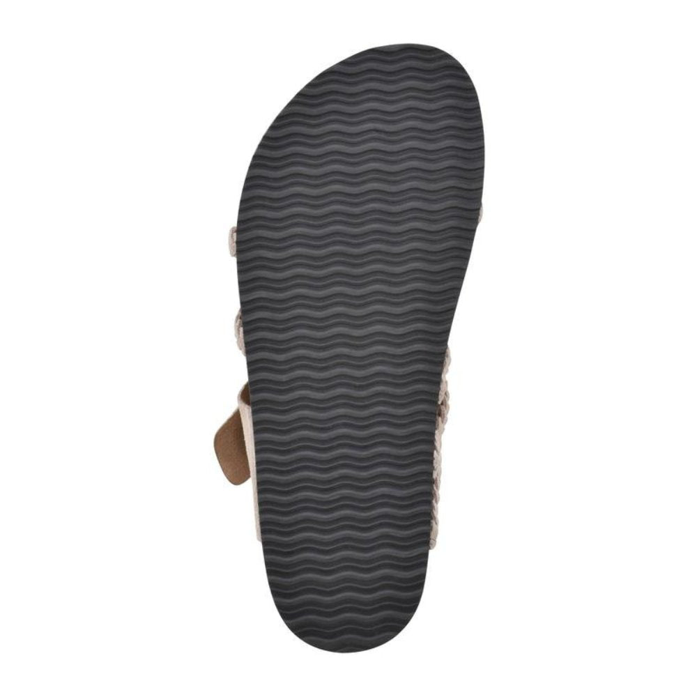 Damen Sandalen Geflochten mit Schnalle Zehentrenner