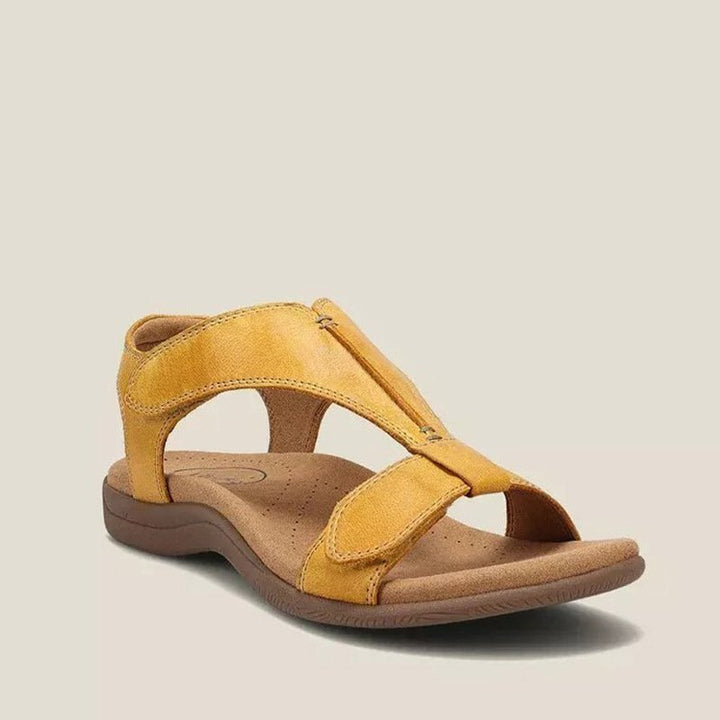 Damen Sandalen Verstellbar Offene Zehen Komfort - Yellow