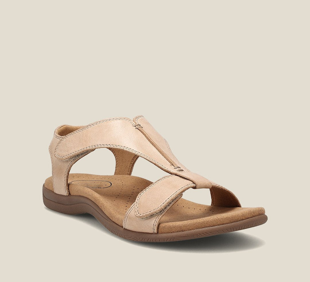 Damen Sandalen Verstellbar Offene Zehen Komfort - Beige