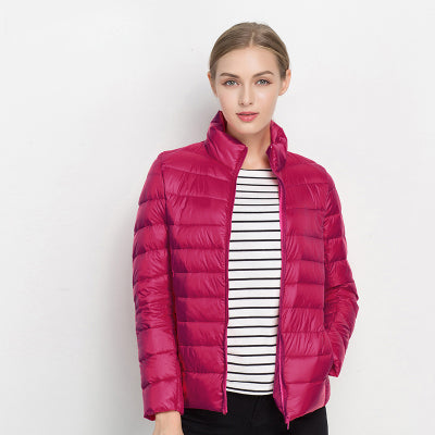 Lara | Damen Warmer Kurzer Steppmantel