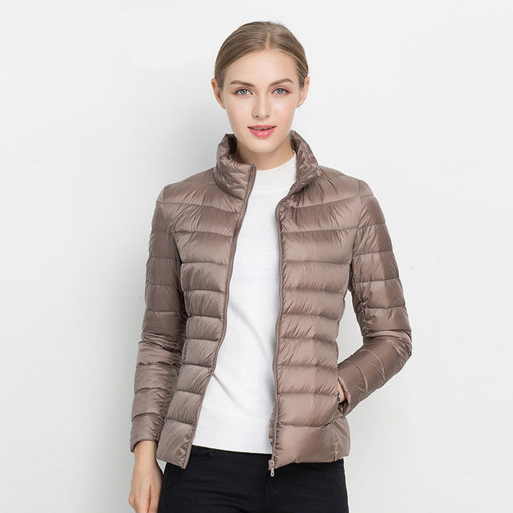 Lara | Damen Warmer Kurzer Steppmantel