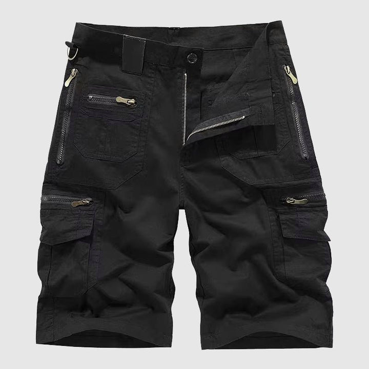 Herren Taktische Cargo Short mit Mehrfachtaschen - Black