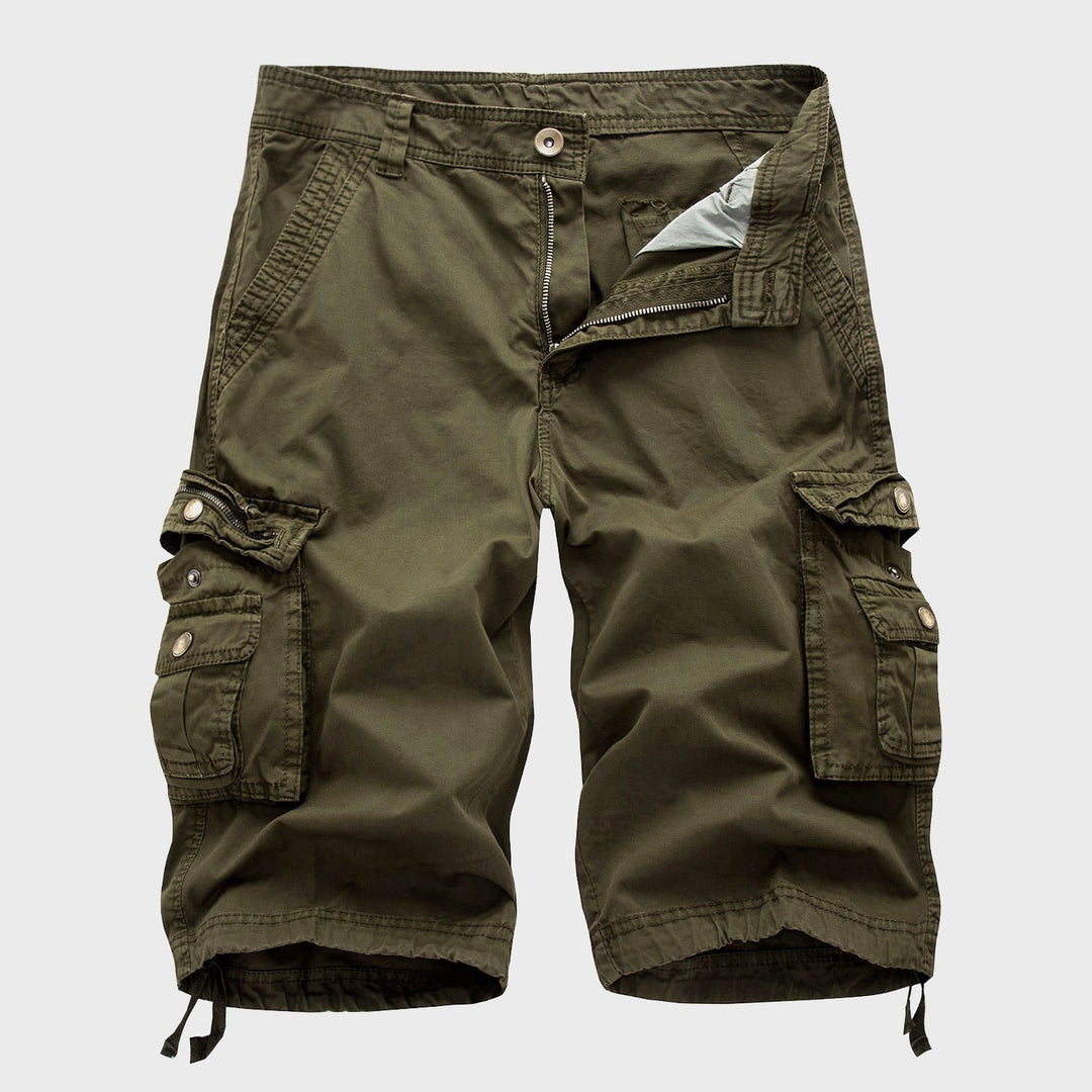 Herren Verstellbare Cargo Short Kordelzug - Green