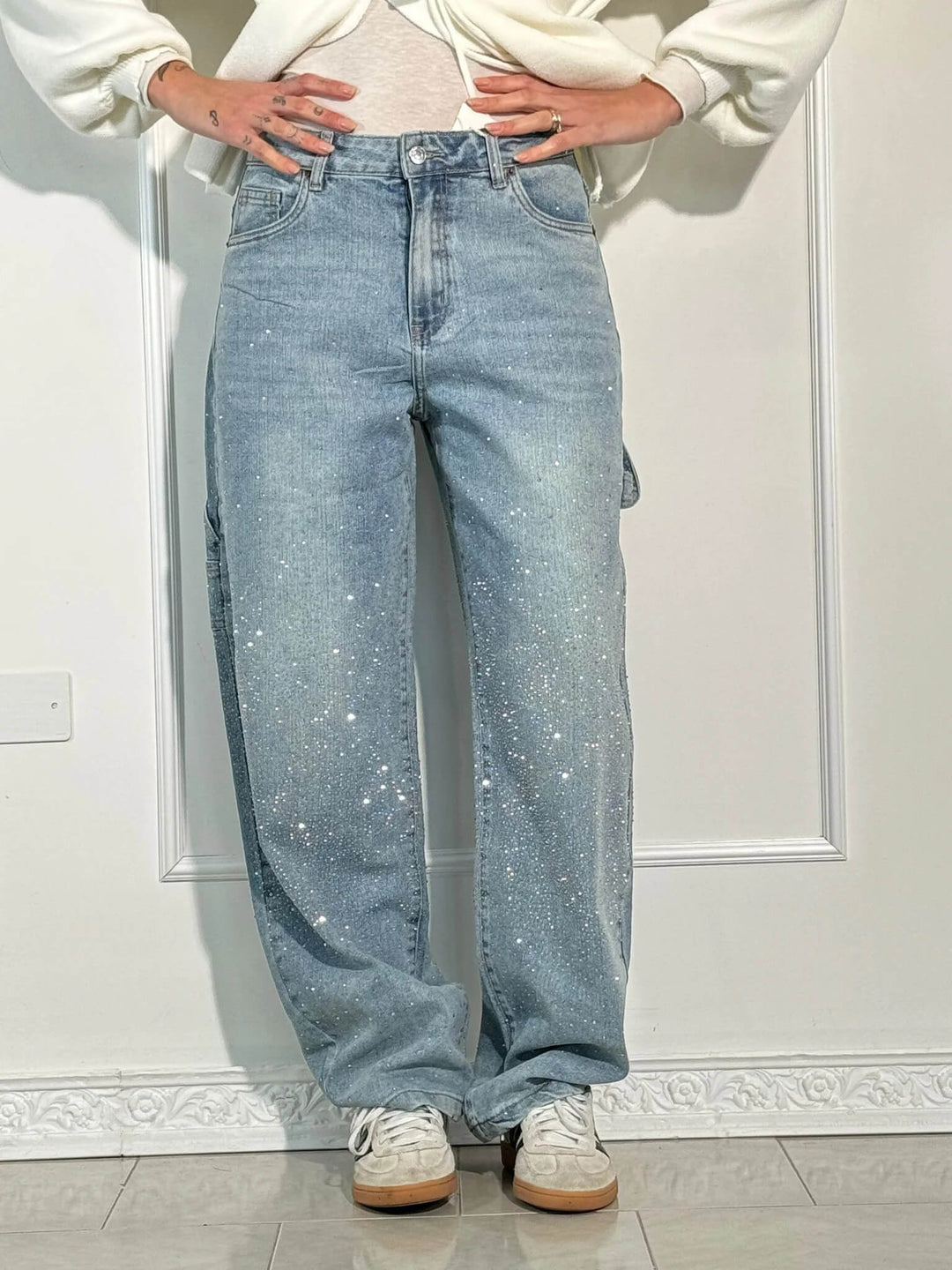 Michaela | Damen Weite Hosen für den Frühling