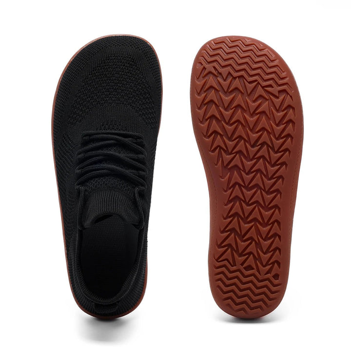 Unisex Barfußschuhe Leicht Atmungsaktiv Flexibel - Schwarz
