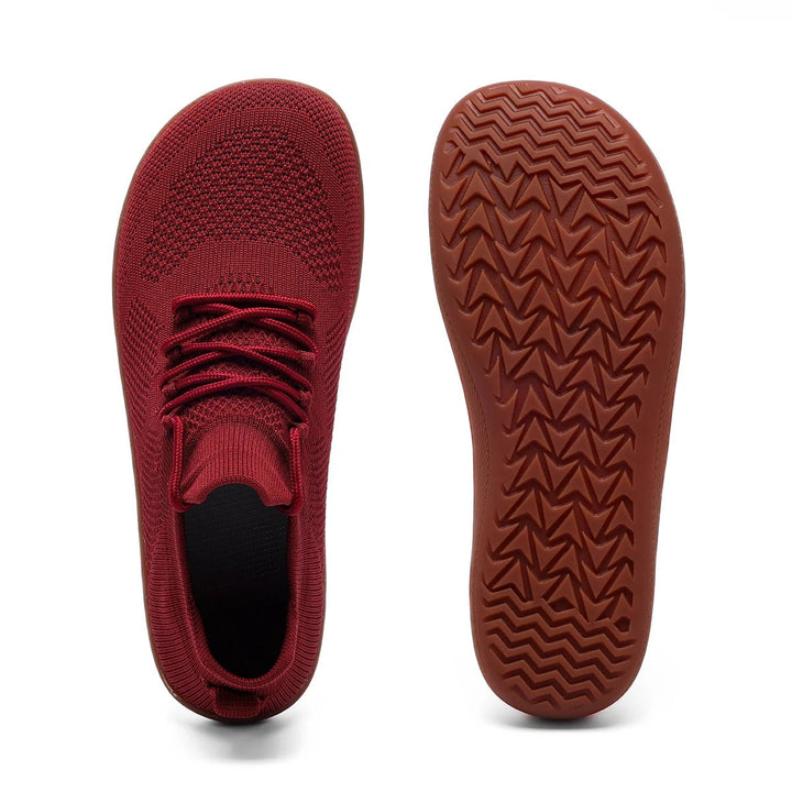 Unisex Barfußschuhe Leicht Atmungsaktiv Flexibel - Rot